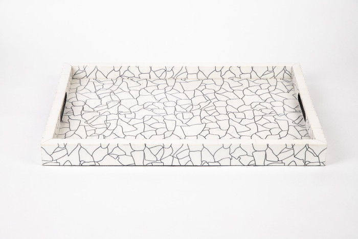 Go Home Ltd - Pearl Trays Set of 2 