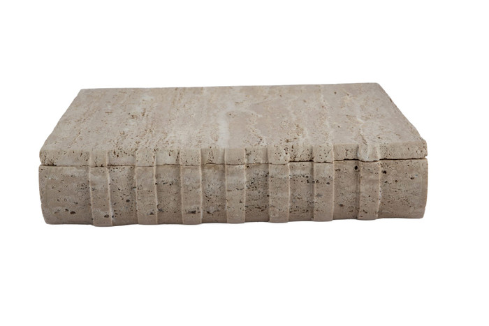 Go Home Ltd - Travertine Book Box