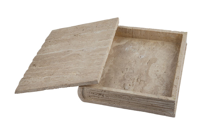 Go Home Ltd - Travertine Book Box
