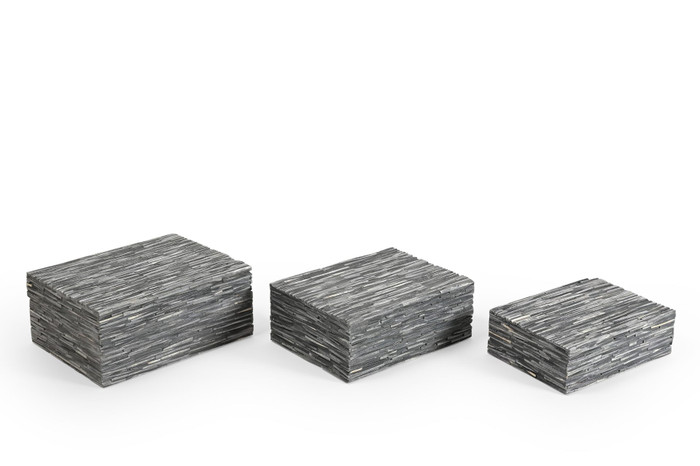 Go Home Ltd - Mira Grey Box Set of 3