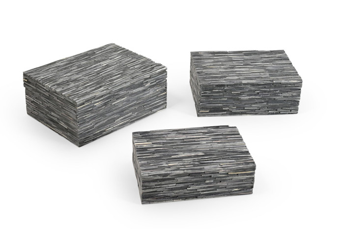 Go Home Ltd - Mira Grey Box Set of 3