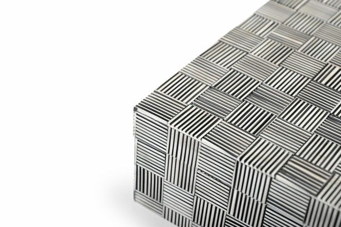 Go Home Ltd - White Stripe Box Set of 2