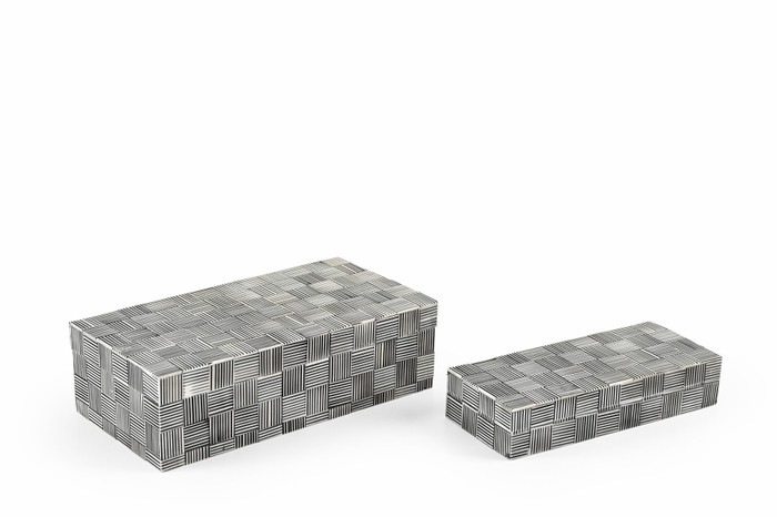 Go Home Ltd - White Stripe Box Set of 2