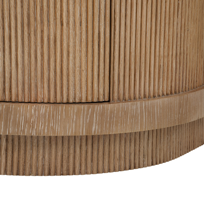 Villa & House - Atlas 2-Drawer Side Table, Soft Glow Oak