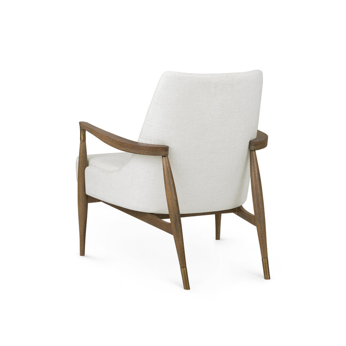 Villa & House - Bastian Lounge Chair, Driftwood and Frosted Alabaster 