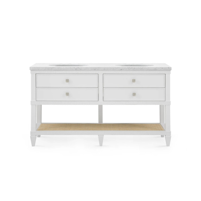 Villa & House - Sienna 2-Drawer Table - Base Only, Vanilla