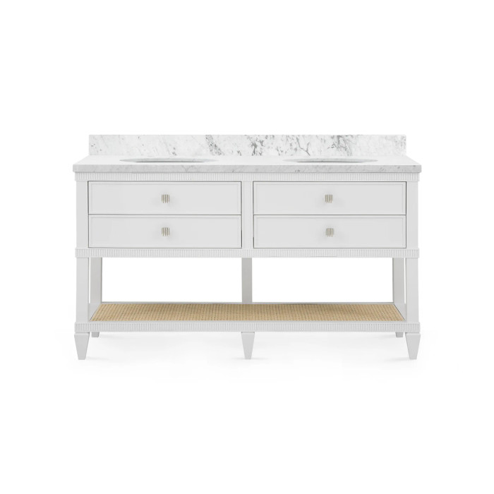Villa & House - Sienna 2-Drawer Table - Base Only, Vanilla