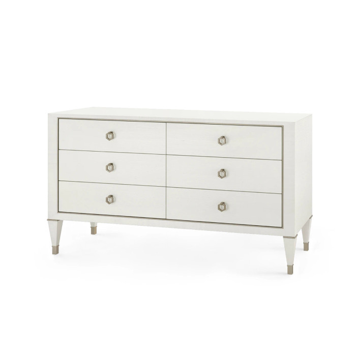 Villa & House - Morris Extra Large 6-Drawer, Sand White