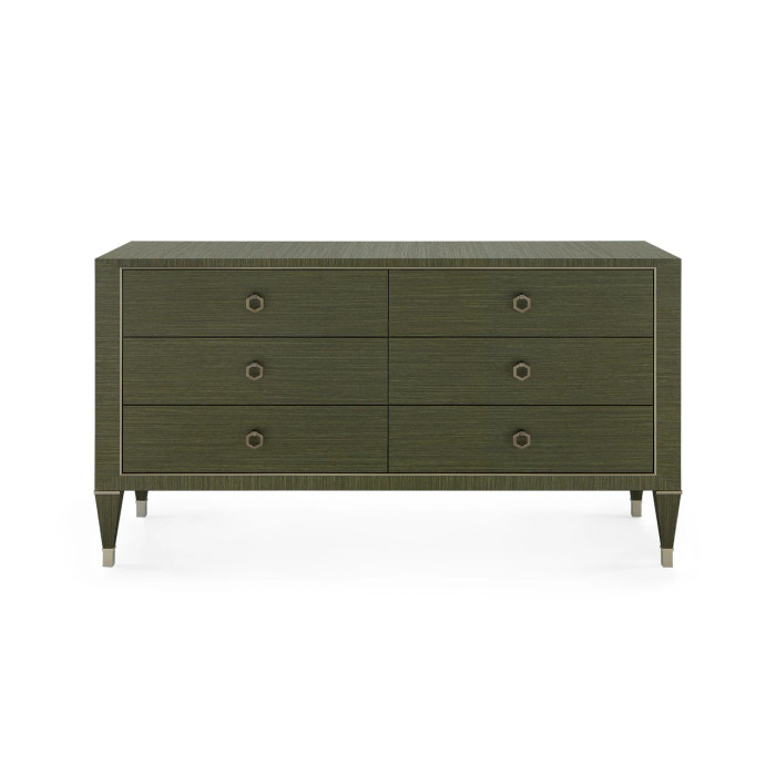 Villa & House - Morris Extra Large 6-Drawer, Deep Olive