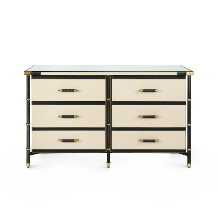 Villa & House - Toulon 6-Drawer, Black