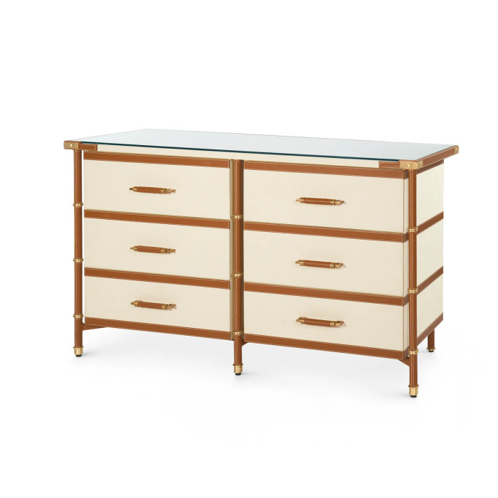 Villa & House - Toulon 6-Drawer, Tan