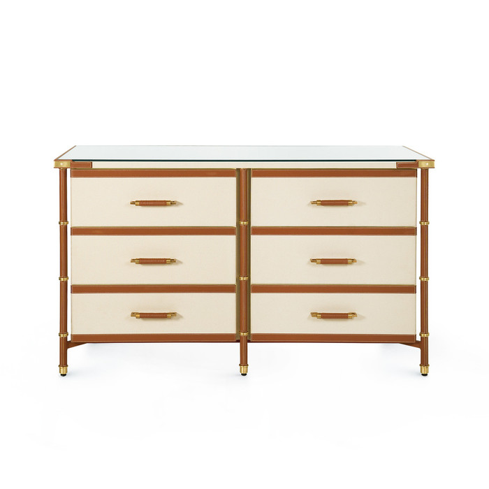 Villa & House - Toulon 6-Drawer, Tan