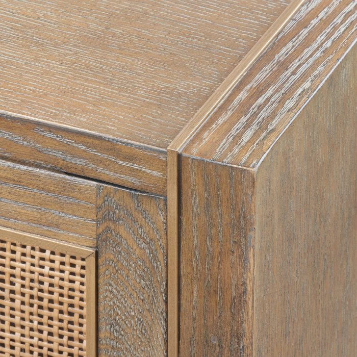 Villa & House - Karen 4-Door Cabinet, Driftwood