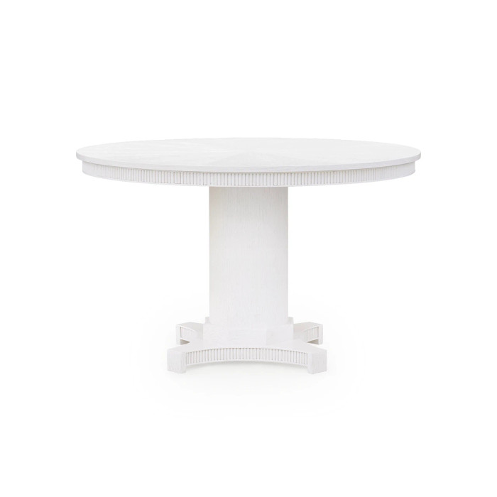Villa & House - Kinsley 48" Dining Table, Glazed Whisper White