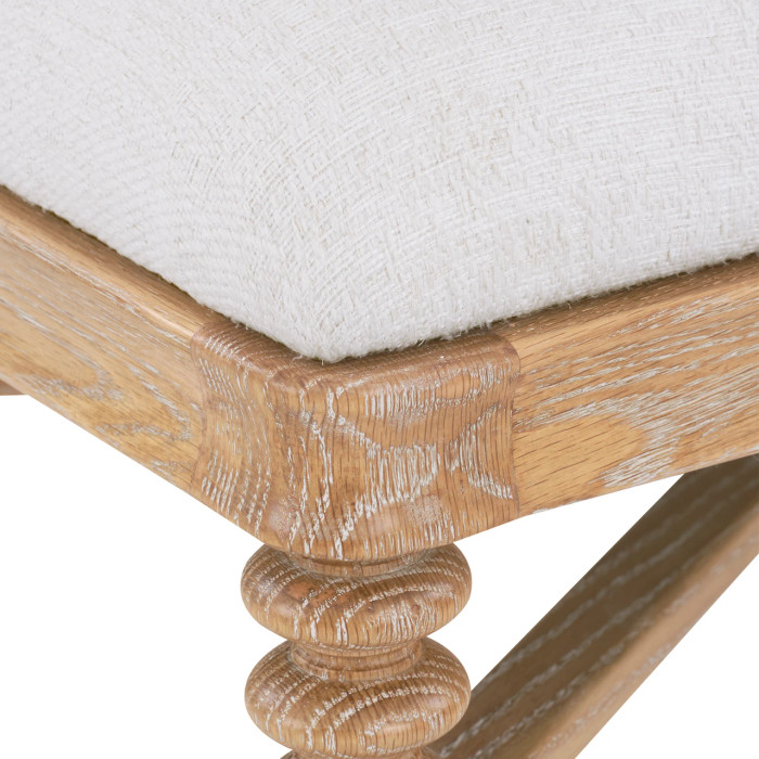 Villa & House - Lawrence Bench, Almond