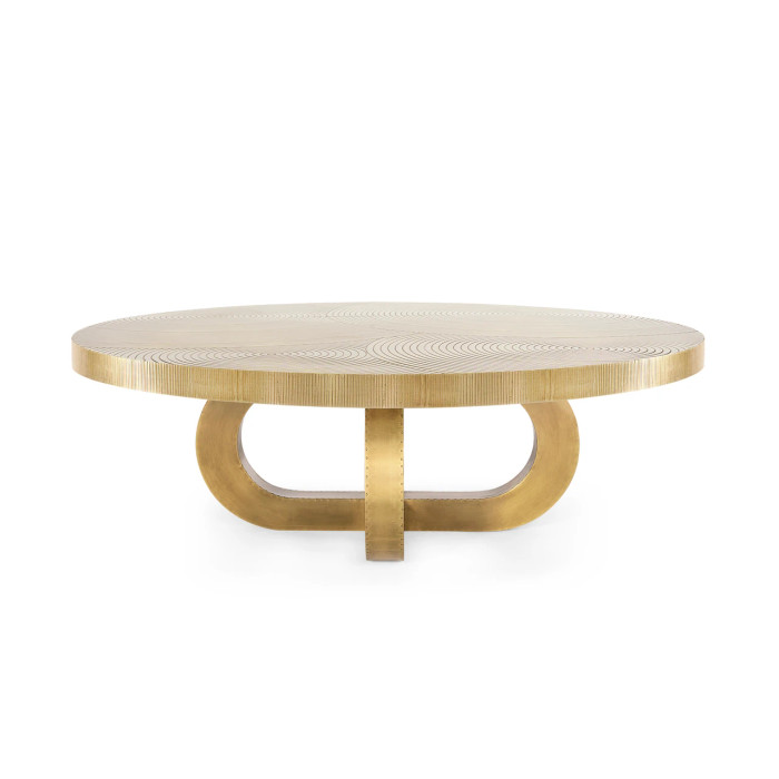 Villa & House - Maddox Coffee Table, Antique Brass