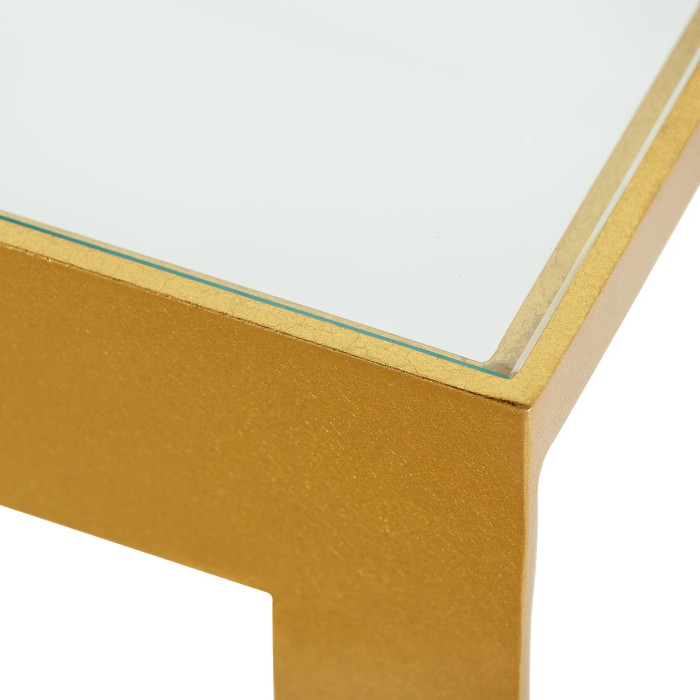 Villa & House - Rialto Nesting Tables Set of 2, Gold Leaf