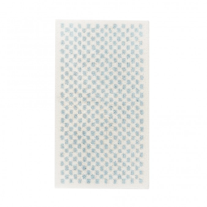 Estoril Bath Rug FOG/SNOW 10001 by Graccioza