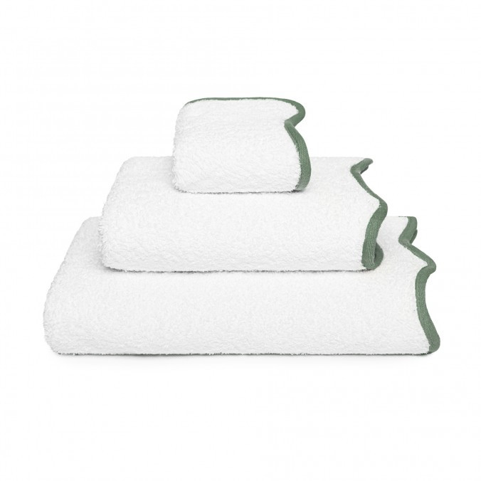 Portobello Scalloped Towel JADE 15025 by Graccioza