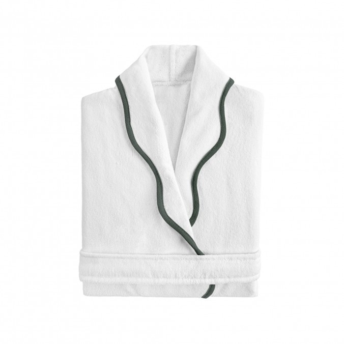 Portobello Scalloped Bath Robe MOSS 15030 by Graccioza
