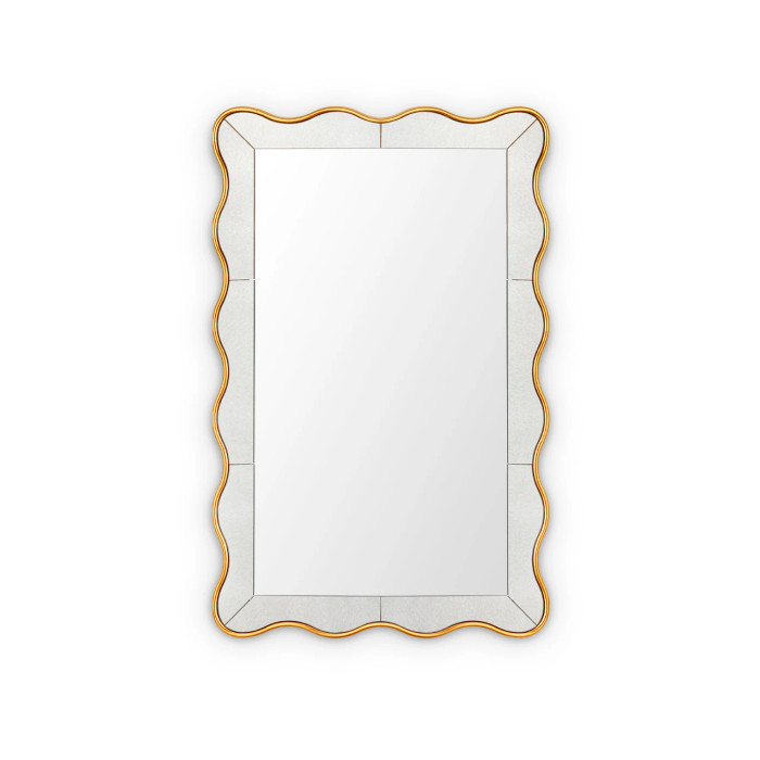 Villa & House - Thaisa Mirror - Large, Gold Leaf