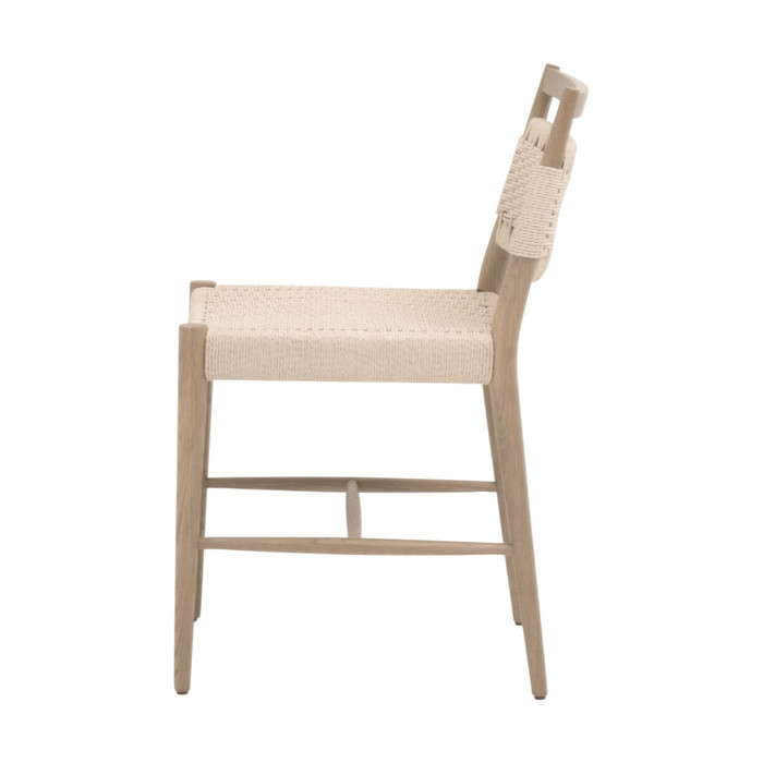 Essentials For Living Myles Dining Chair in Blonde Paper Cord, Natural Oak (Set of 2)