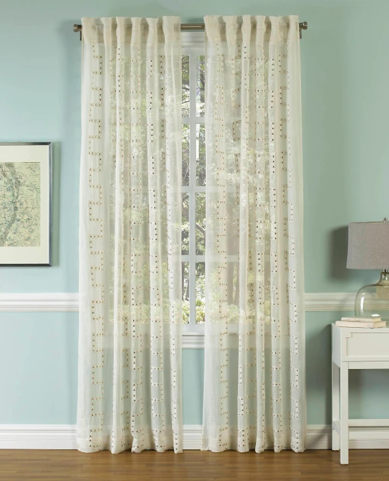Cloud9 Design Lilly White Linen Panel