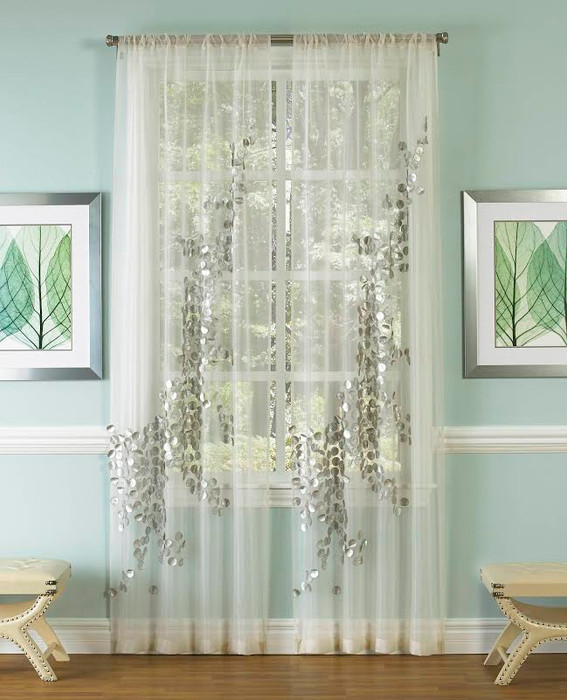 Cloud9 Design Aura White Sheer Panel