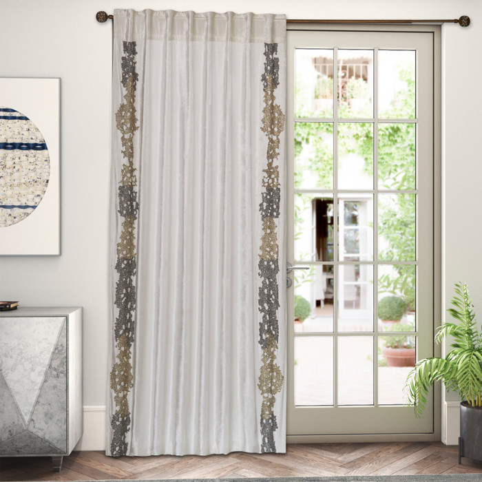Cloud9 Design Nova Ivory Silver And Gold Panel