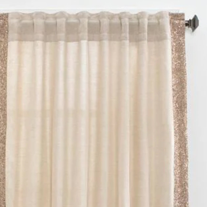 Cloud9 Design Ellie Wheat Colored Linen Panel