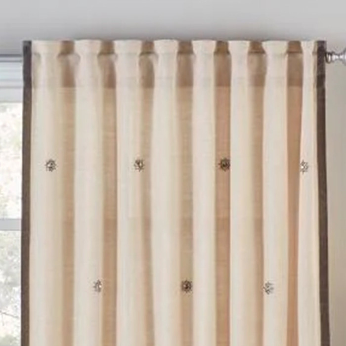 Cloud9 Design Jewel Wheat Linen Panel