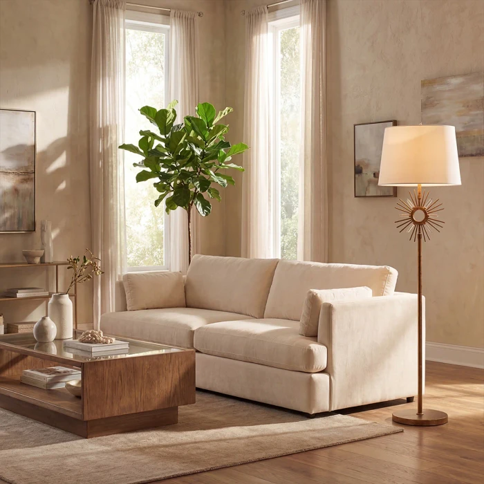 Sun King Floor Lamp By Lucas +  McKearn