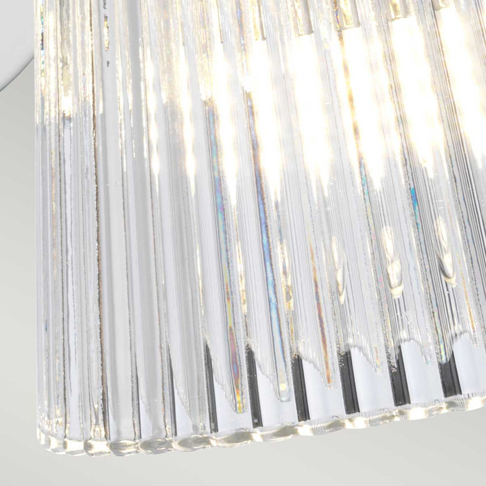 Lucas + McKearn Addison 1-Light Bath Light in Polished Chrome