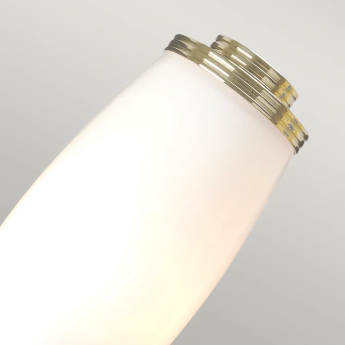 Lucas + McKearn Eliot 2 Light Bath Light in Polished Brass