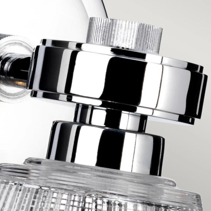  Lucas + McKearn Gunnislake 1 Light Bath Light in Polished Chrome 