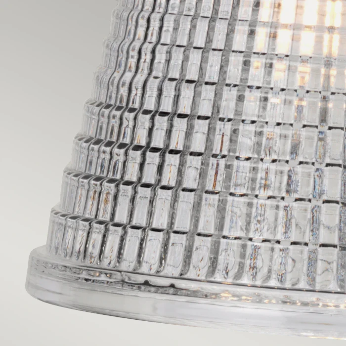  Lucas + McKearn Gunnislake 1 Light Bath Light in Polished Chrome 