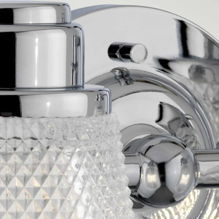 Lucas + McKearn Hudson 1 Light Bath Light in Polished Chrome