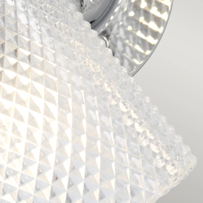 Lucas + McKearn Hudson 1 Light Bath Light in Polished Chrome