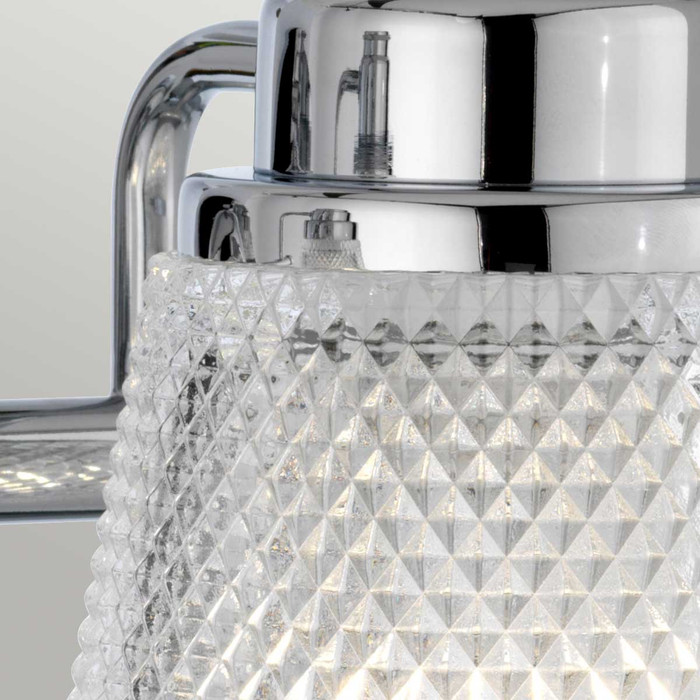 Lucas + McKearn Hudson 1 Light Bath Light in Polished Chrome