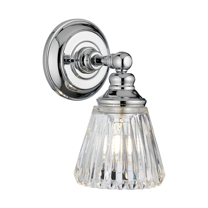 Lucas + McKearn Keynes 1 Light Bath Light in Polished Chrome
