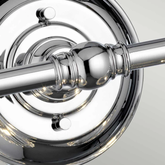 Lucas + McKearn Keynes 4 Light Bath Light in Polished Chrome