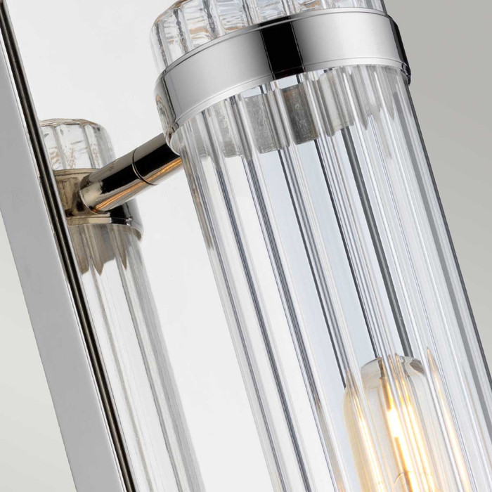 Lucas + McKearn Wellington 1 Light Bath Light in Polished Chrome 