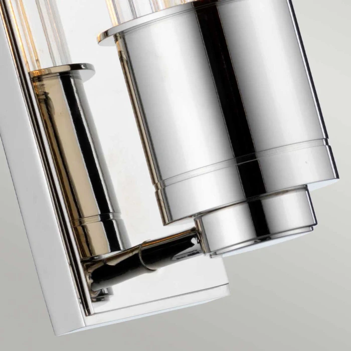Lucas + McKearn Wellington 1 Light Bath Light in Polished Chrome 