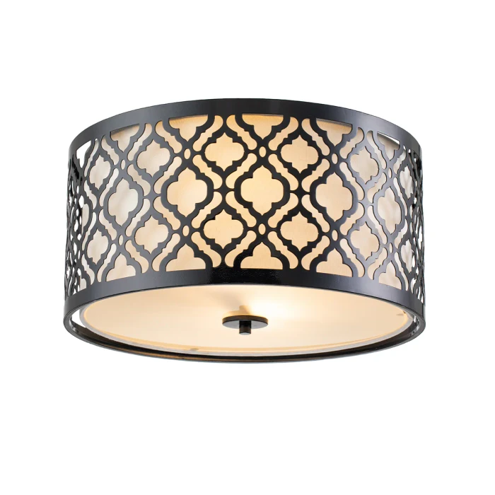 Lucas + McKearn Arabella Flush Mount in Black