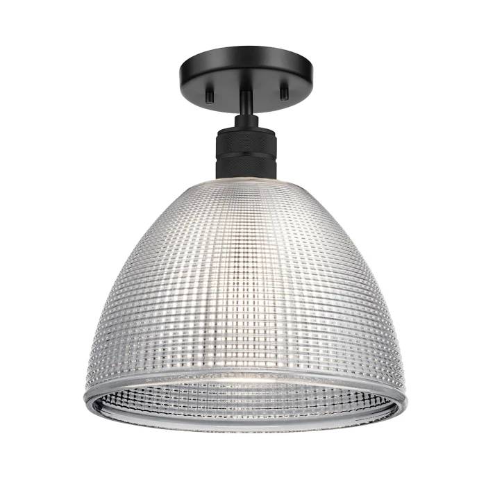 Lucas + McKearn Hampstead 1 Light Duo-Mount Pendant in Black