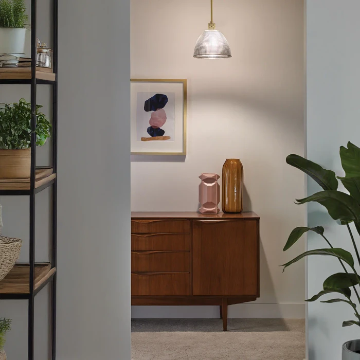 Lucas + McKearn Hampstead 1 Light Duo-Mount Pendant - Brass 