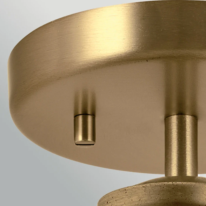 Lucas + McKearn Nottinghill 1 Light Duo-Mount Pendant - Brass