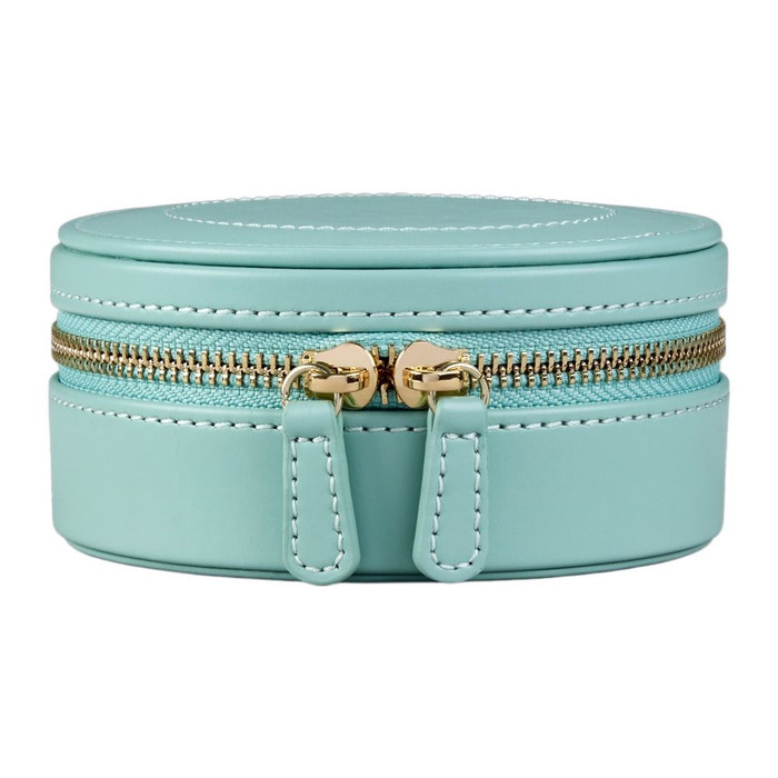 WOLF x Fiona Howard Sophia Round Zip Case in Jade Fruit Botanical