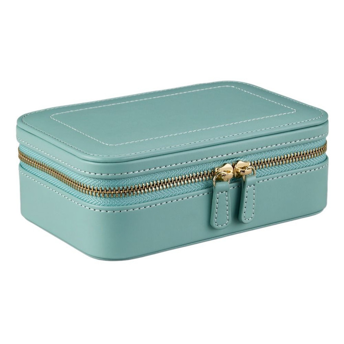 WOLF x Fiona Howard Sophia Travel Zip Case in Jade Fruit Botanical