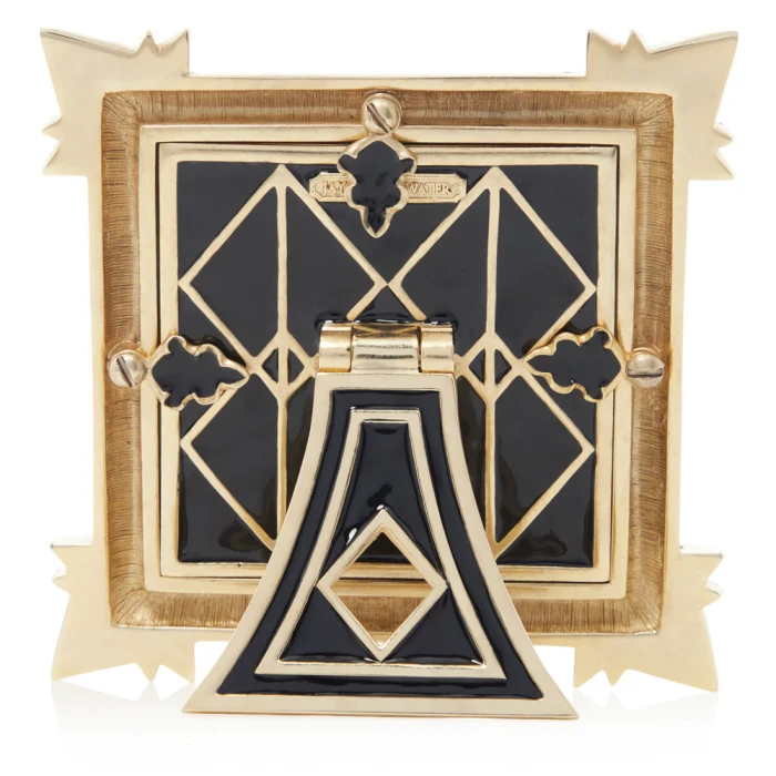 Jay Strongwater Dorothy 3" x 3" Art Deco Crystal Picture Frame